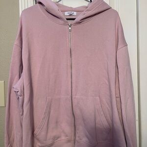 Pink hoodie